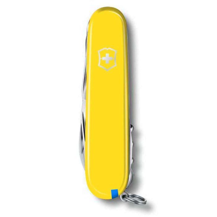 Нож Victorinox Huntsman Ukraine 91 мм Червоно-чорний (1.3713.1.3) изображение 4