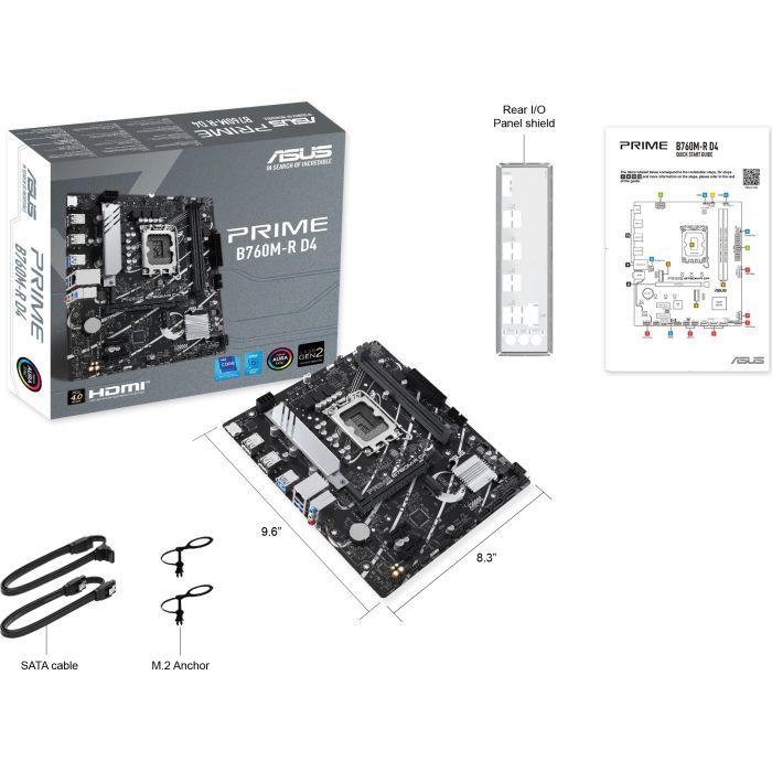 Материнская плата ASUS PRIME B760M-R D4 изображение 8