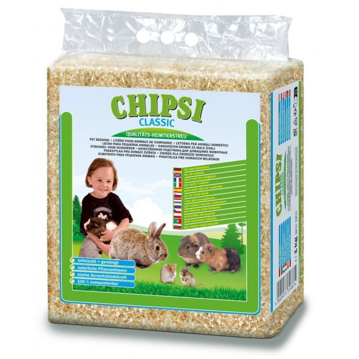 Наповнювач для гризунів Chipsi тирса класік 15 л/1 кг (4002973318874)