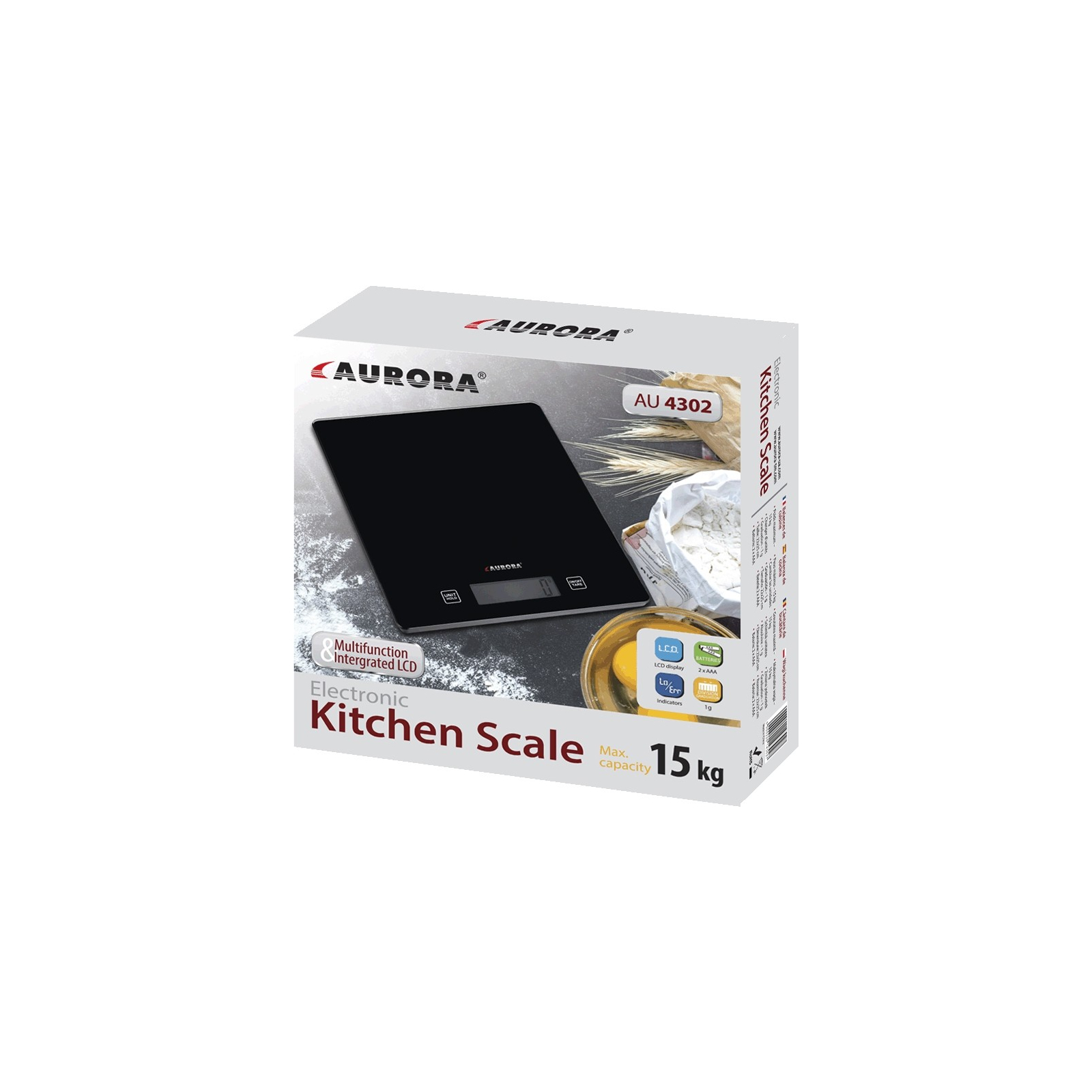 Весы кухонные Aurora AU4302 изображение 2