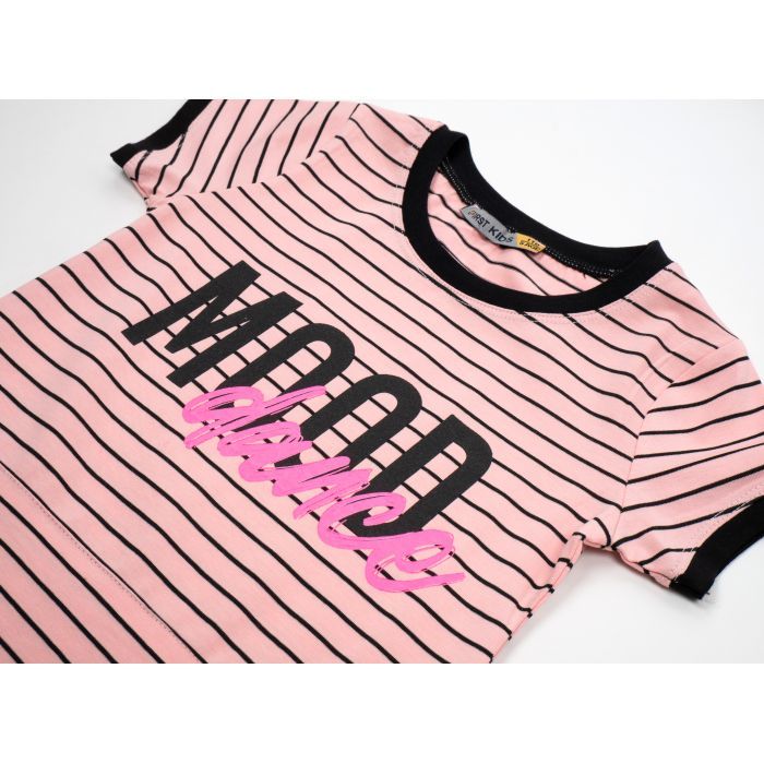 Плаття дитяче First kids у смужку (621-116G-peach) зображення 3