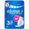 Гигиенические прокладки Always Classic Night Размер 3 8 шт. (4015400260837) изображение 2
