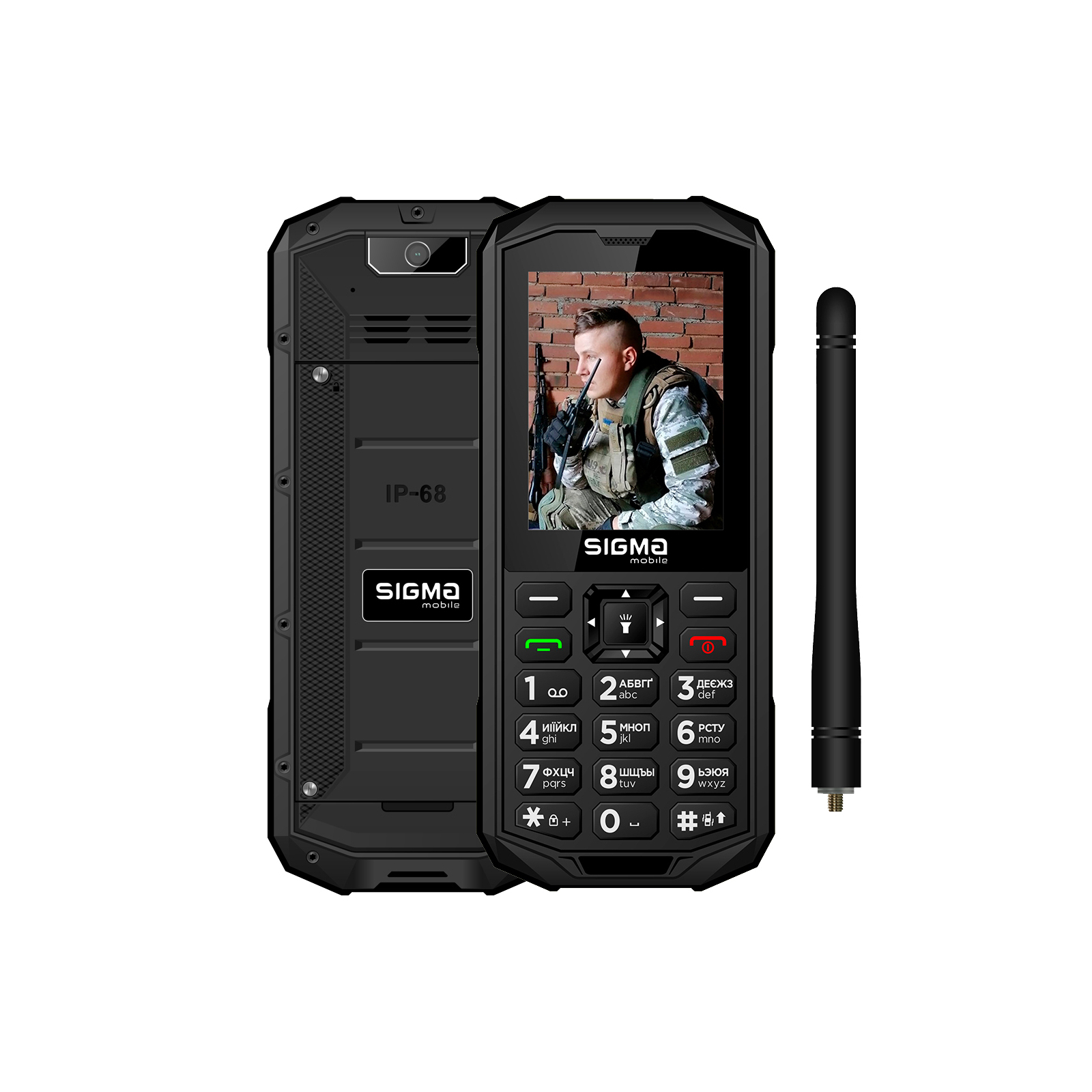 Мобільний телефон Sigma X-treme PA68 WAVE Black (4827798466612)