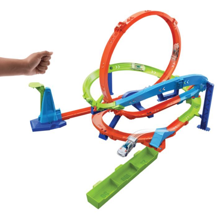 Автотрек Hot Wheels Action Испытания гиперпетли (HTK16) изображение 4