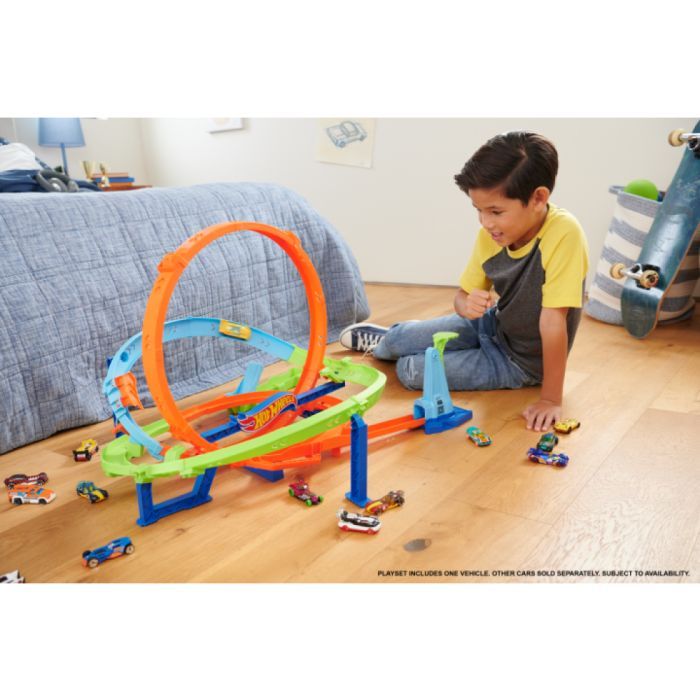 Автотрек Hot Wheels Action Испытания гиперпетли (HTK16) изображение 5