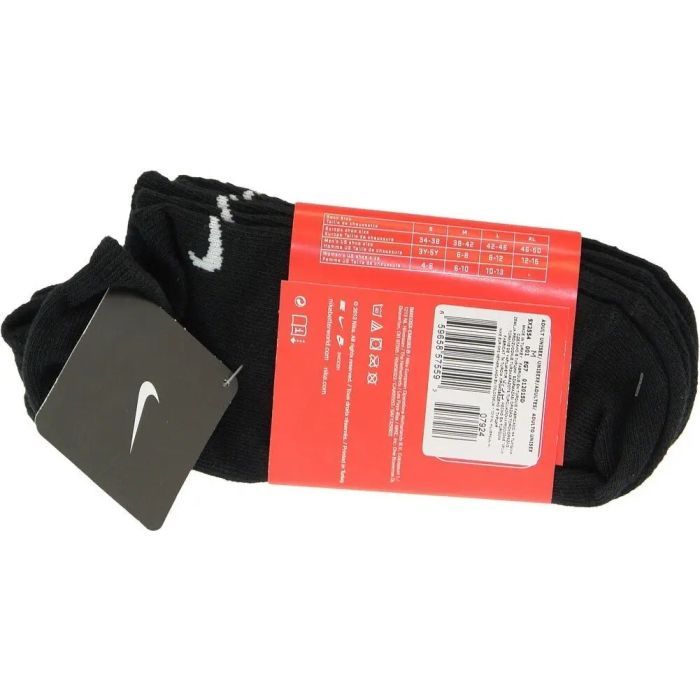 Носки Nike U NK LTWT NS 3PR-VALUE SX2554-001 46-50 3 пари Чорні (659658575615) изображение 7