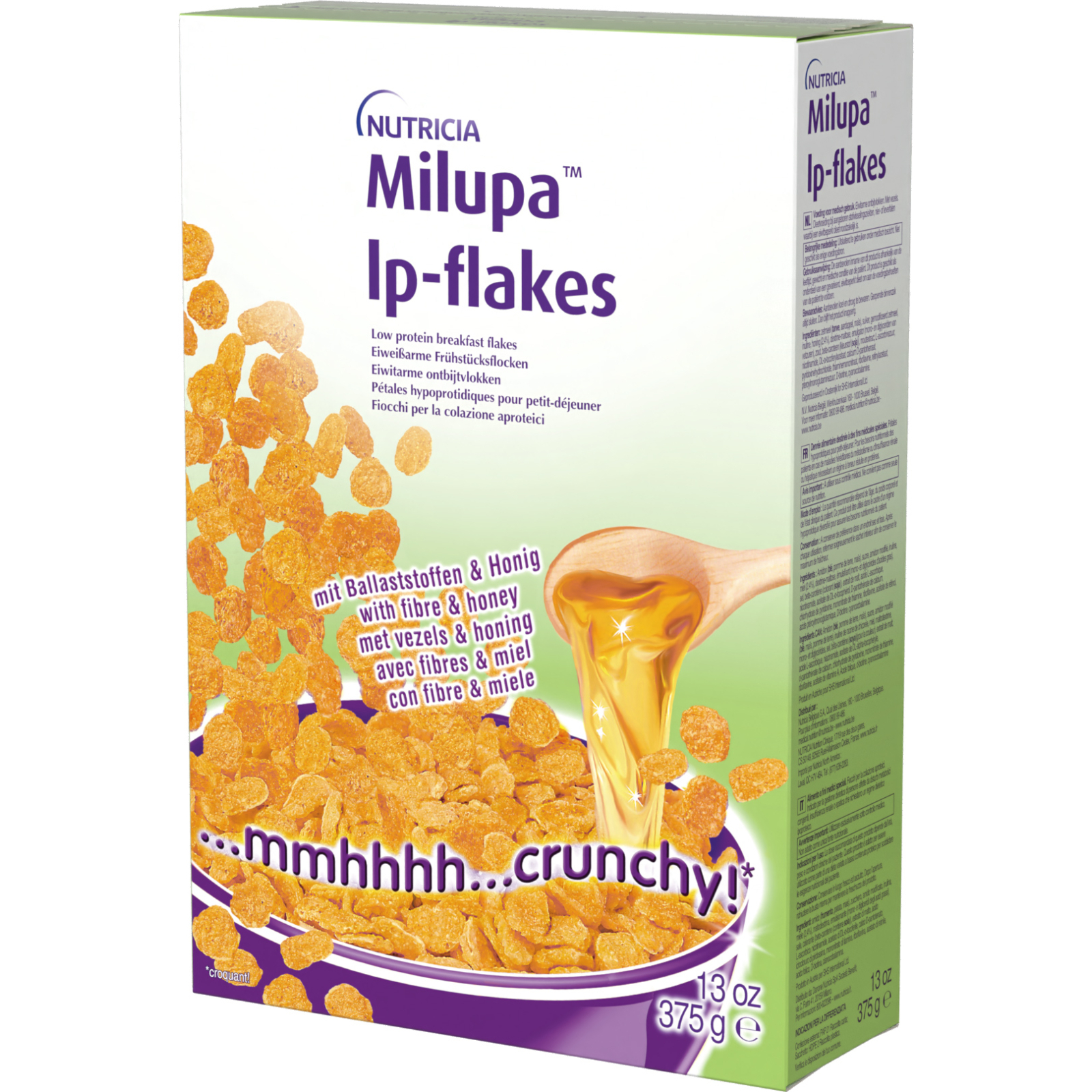 Детская каша Milupa Low Protein flakes Хлопья с низким содержанием белка 375 г (4003053094039)