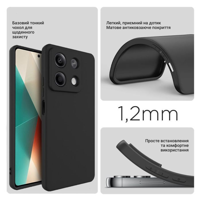 Чехол для мобильного телефона BeCover Xiaomi Redmi Note 13 Pro 5G Black (710915) изображение 2