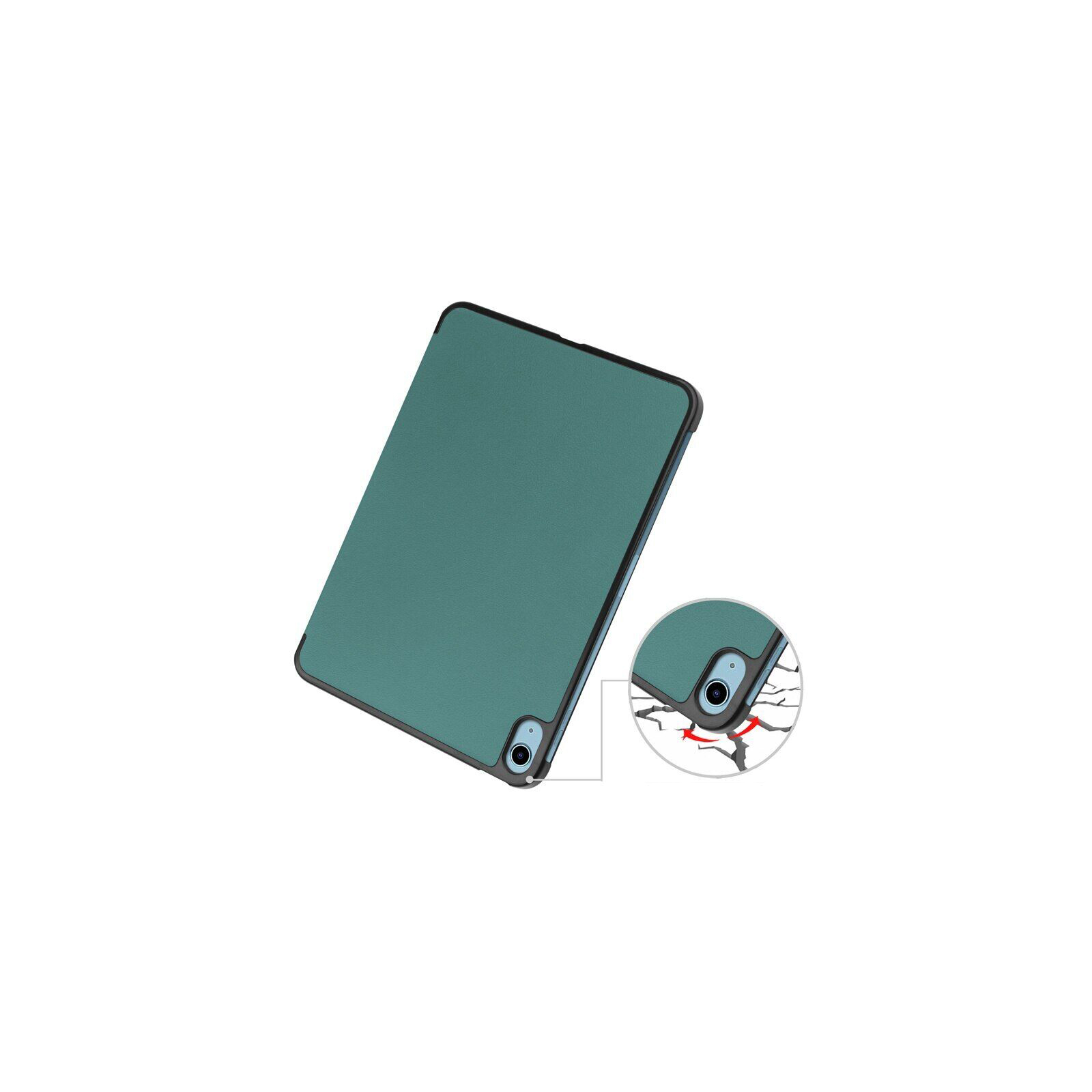 Чохол до планшета BeCover Smart Case Apple iPad Air 5 (2022) 10.9" Dark Green (710772) зображення 4