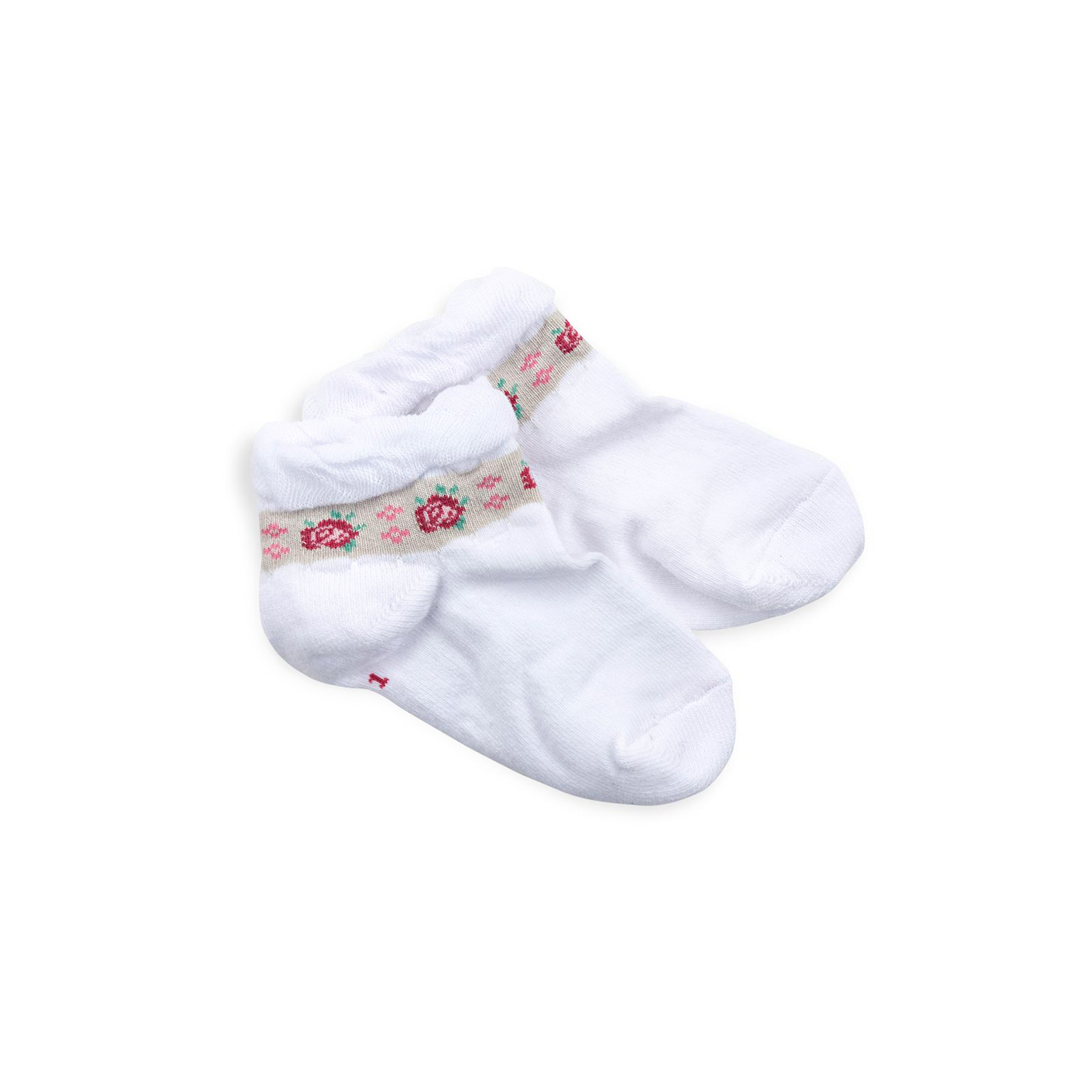 Шкарпетки дитячі UCS Socks з квіточками (M0C0101-1186-7G-white) зображення 2