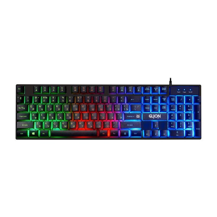 Комплект Defender Glion C-123 USB UA Black (45122) изображение 2