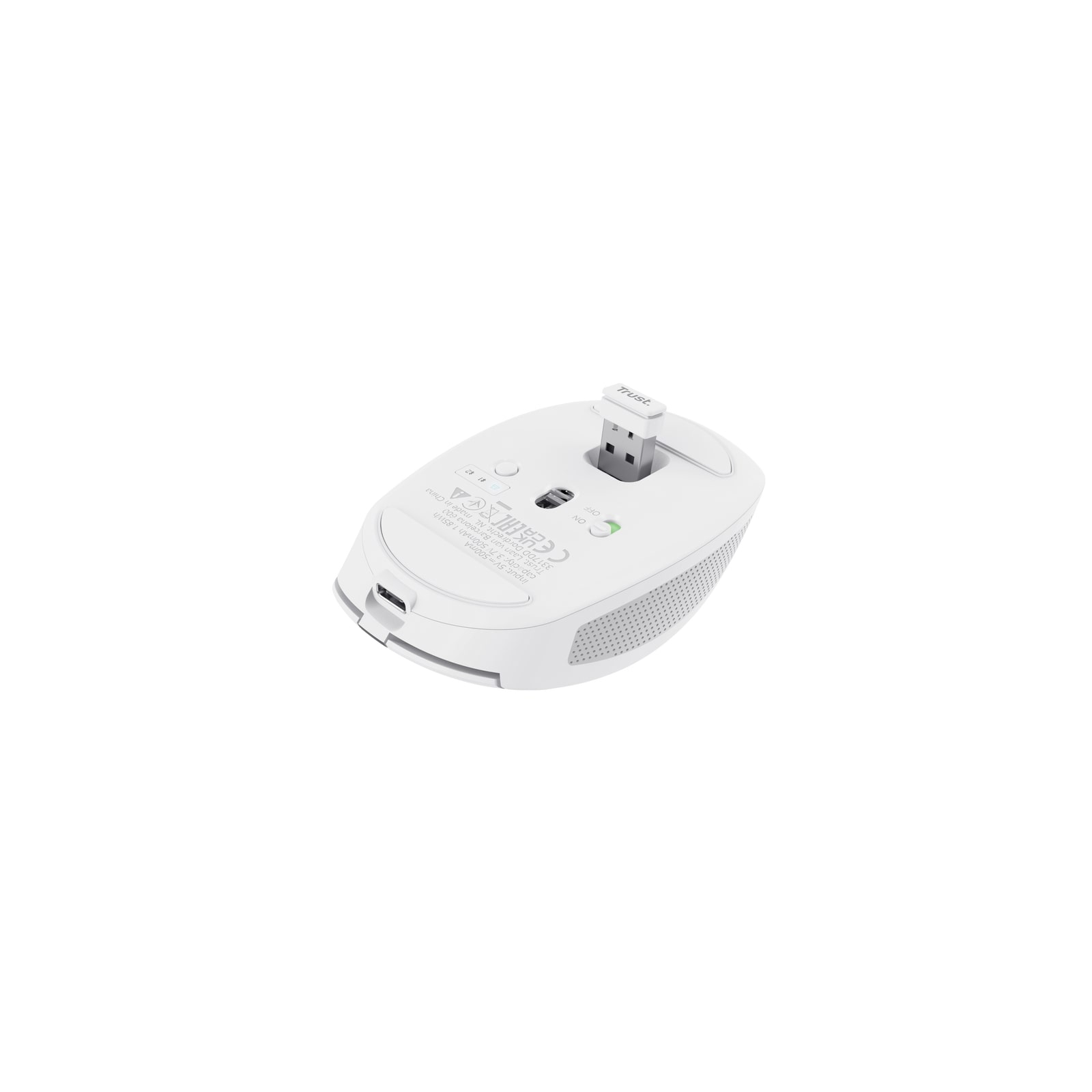 Мишка Trust Ozza compact Bluetooth/Wireless/USB-A White (24933) зображення 5