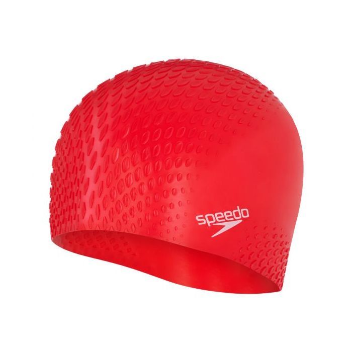 Шапка для плавання Speedo Bubble Active + Cap Au червоний 8-139546446 OSFM (5053744739908)