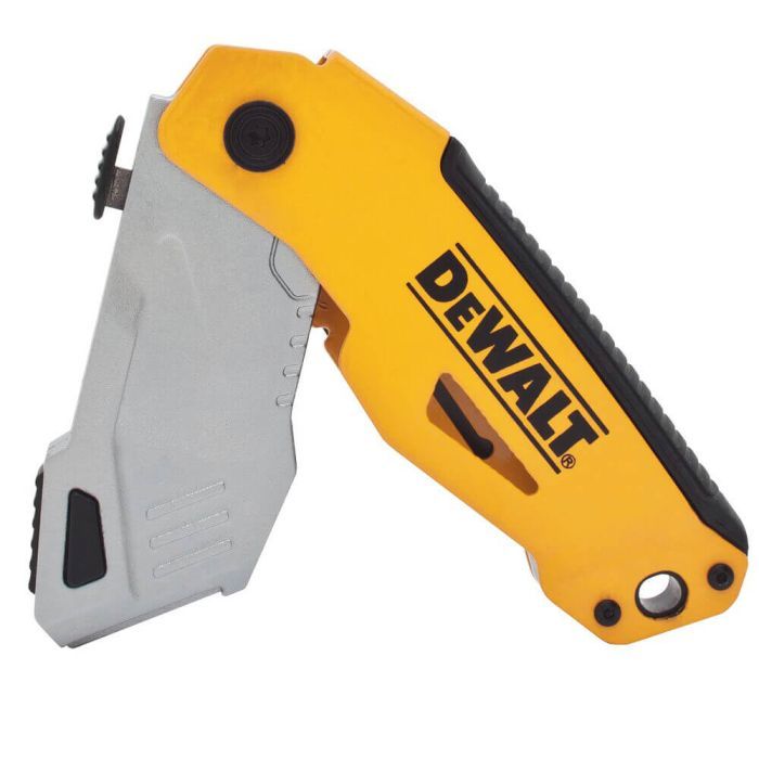 Нож монтажный DeWALT складной с выдвижным трапецевидным лезвием, 160мм, 3 лезвия (DWHT10261-0) изображение 5