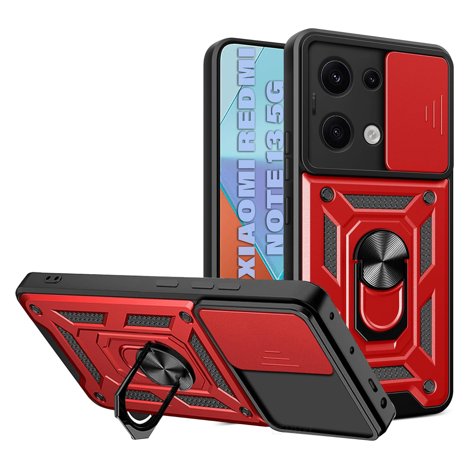 Чохол до мобільного телефона BeCover Military Xiaomi Redmi Note 13 5G Red (711033)