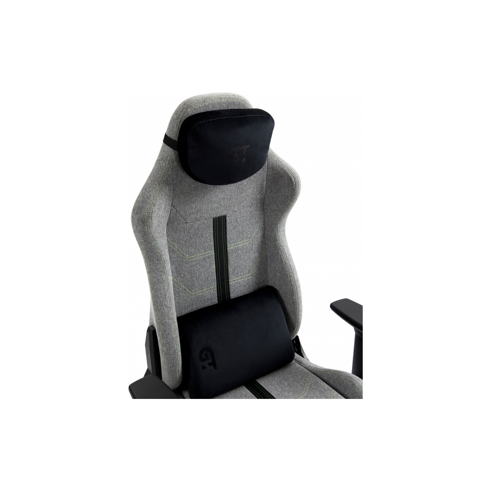 Кресло игровое GT Racer X-2309 Black (X-2309 Fabric Black) изображение 11