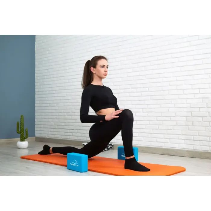 Блок для йоги PowerPlay Yoga Brick EVA 2 шт Сірі (PP_4006_Grey_2in) изображение 6