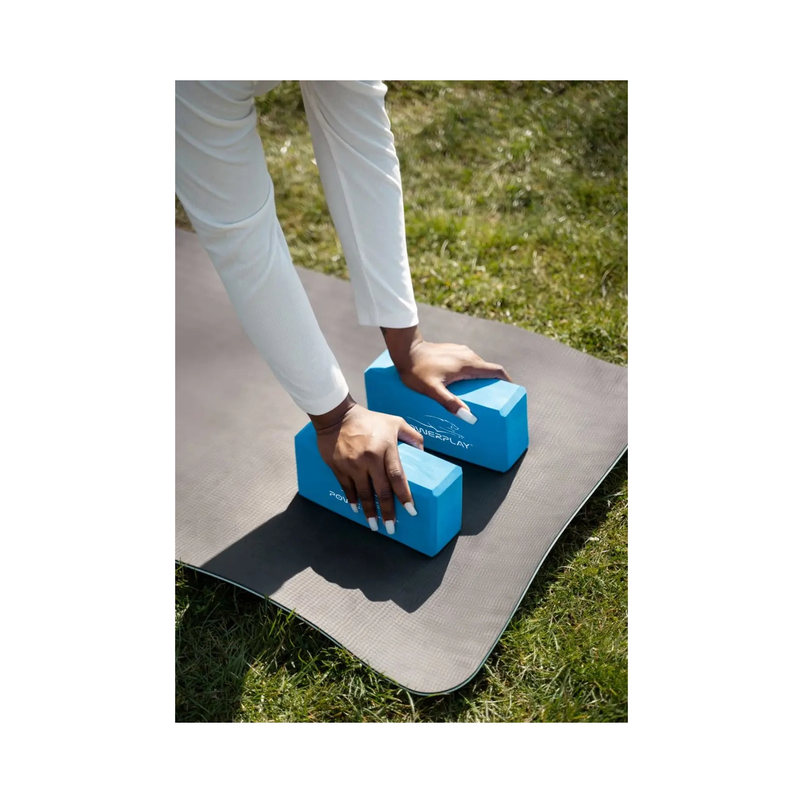 Блок для йоги PowerPlay Yoga Brick EVA 2 шт Сині (PP_4006_Blue_2in) изображение 8