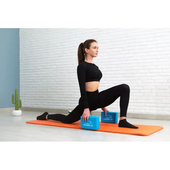 Блок для йоги PowerPlay Yoga Brick EVA 2 шт Сірі (PP_4006_Grey_2in) изображение 9