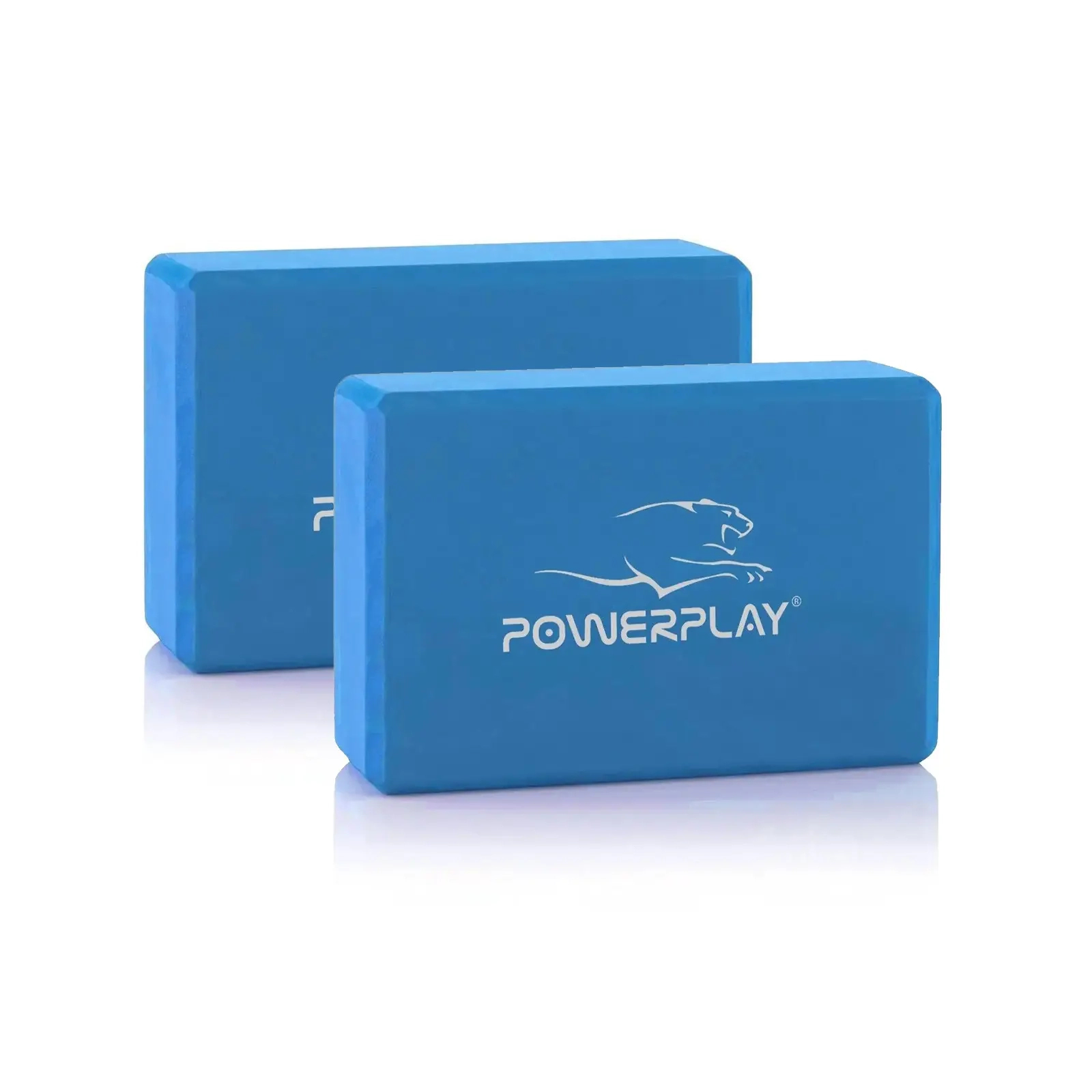Блок для йоги PowerPlay Yoga Brick EVA 2 шт Сині (PP_4006_Blue_2in)
