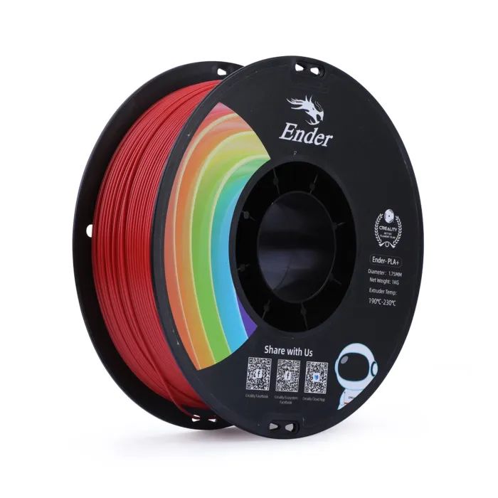 Пластик для 3D-принтера Creality PLA+ 1кг, 1.75мм, orange (3301010307)