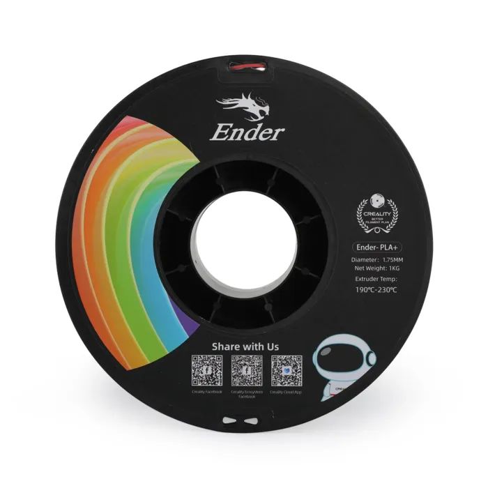 Пластик для 3D-принтера Creality PLA+ 1кг, 1.75мм, orange (3301010307) изображение 3