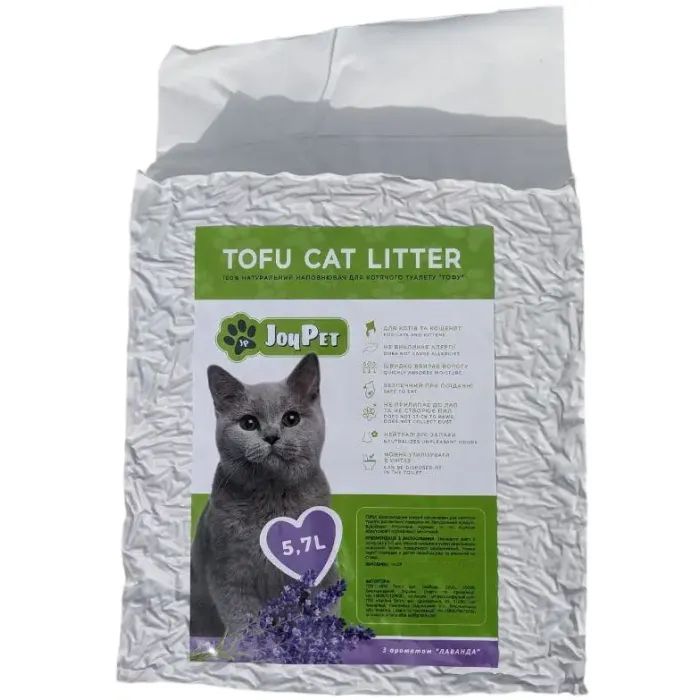 Наполнитель для туалета JOYPET TOFU Лаванда 5.7 л (JPTF57) изображение 2