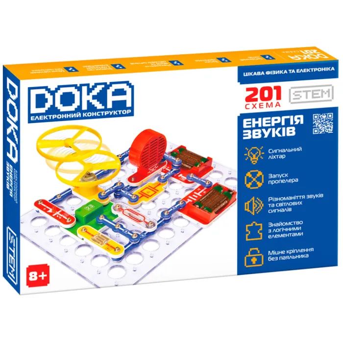 Конструктор DOKA электронный 201 схема (D70706)