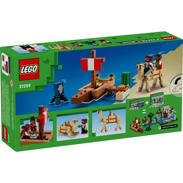 Конструктор LEGO Minecraft Подорож на піратському кораблі (21259-) зображення 8