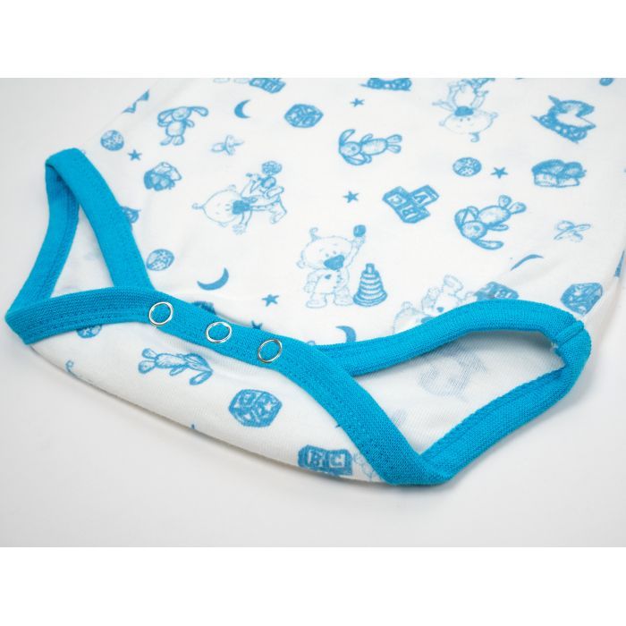 Боди детское Breeze з довгим рукавом (1027-74-creamblue) изображение 4
