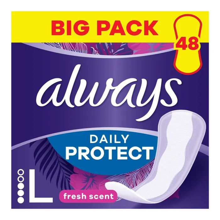 Ежедневные прокладки Always Daily Protect Long Свежий аромат 48 шт. (8700216461702)