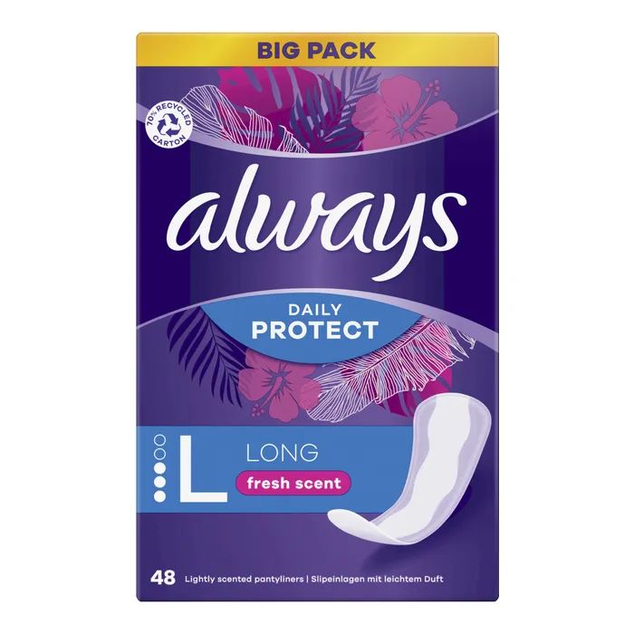 Ежедневные прокладки Always Daily Protect Long Свежий аромат 48 шт. (8700216461702) изображение 2