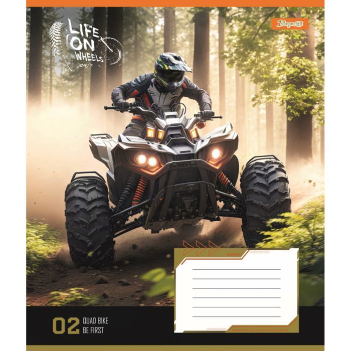 Тетрадь 1 вересня 1В Life on wheels 36 листов линия (767076) изображение 2