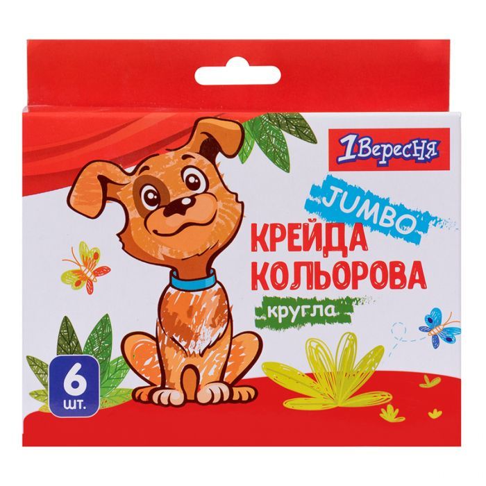 Мел Yes цветной Zoo Land 6 шт JUMBO (400440)