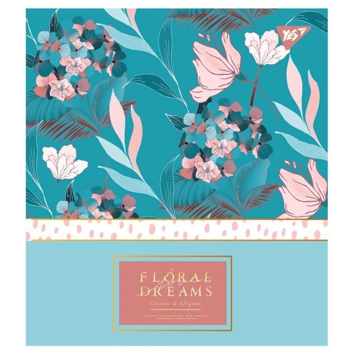 Зошит Yes А5 Floral Dreams 18 аркушів клітинка (765182) зображення 2