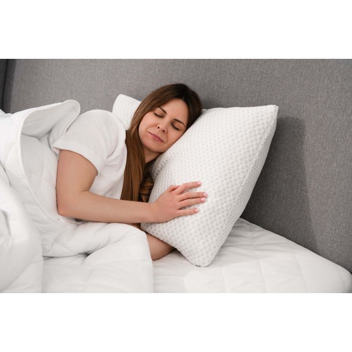 Подушка Ardesto ортопедическая Sleepwell прямоугольная, пена мемори 50х70см белый (ART5070SHP) изображение 8