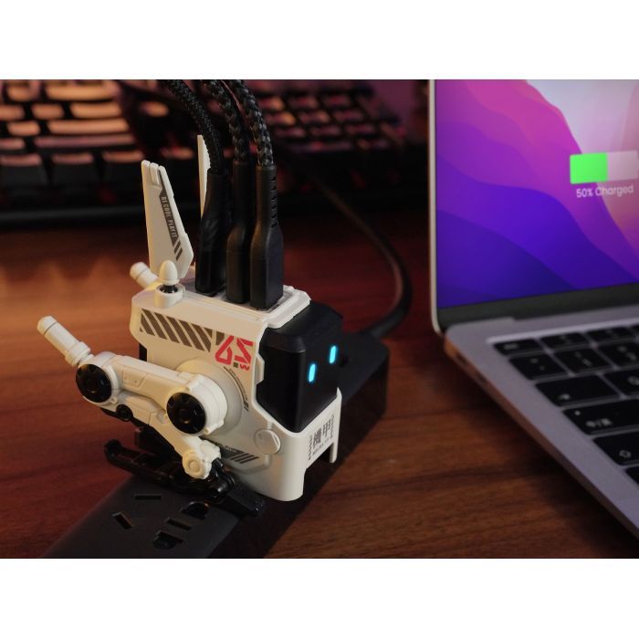 Зарядний пристрій GravaStar Alpha65 65Вт 2XUSB-C/USB-A White (GRAVASTARA65_WHT_EUK) зображення 12