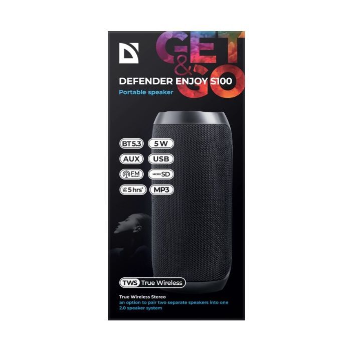 Акустическая система Defender Enjoy S100 Bluetooth Black (65101) изображение 3