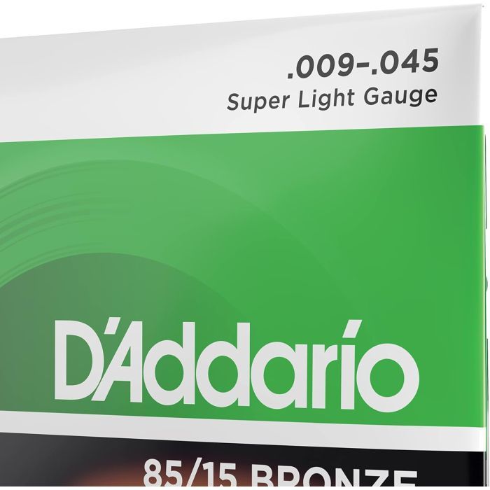 Струны для гитары D'Addario 85/15 Bronze Super Light (09-45) (EZ890) изображение 4