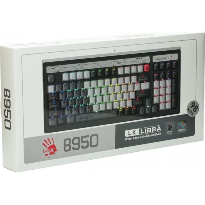 Клавиатура A4Tech Bloody B950 RGB LK Libra USB Warrior Grey (4711421995450) изображение 12