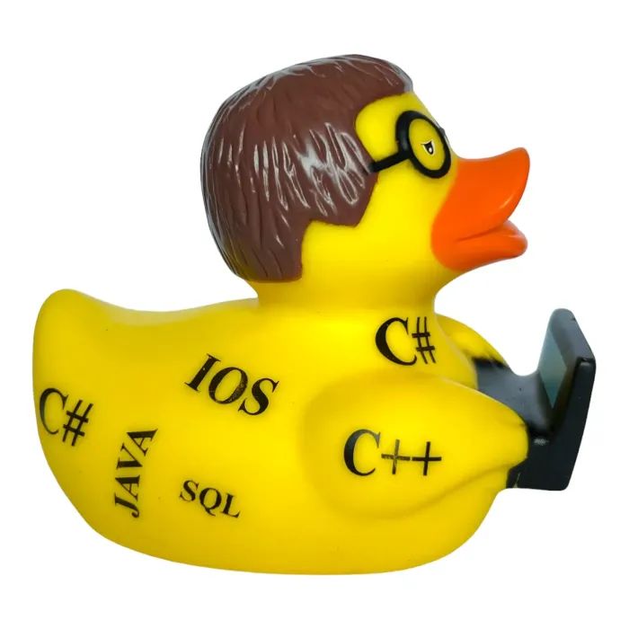 Іграшка для ванної Funny Ducks Качка Програміст (1333) зображення 5