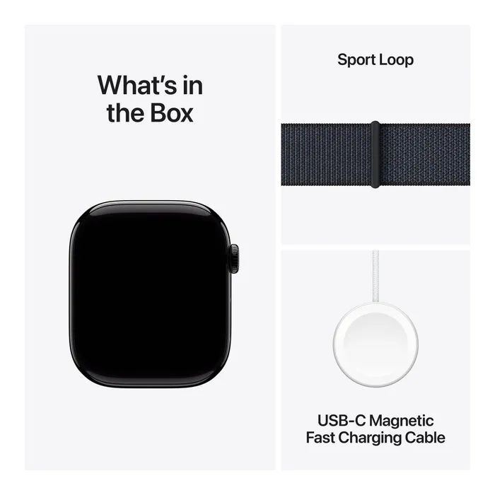 Смарт-годинник Apple Watch Series 10 GPS 46mm Jet Black Aluminium Case with Ink Sport Loop (MWWR3QH/A) зображення 9