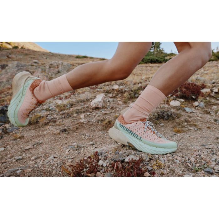 Кроссовки Merrell Agility Peak 5 W peach/spray - 37 - персиковий/зелений (036.0620) изображение 8