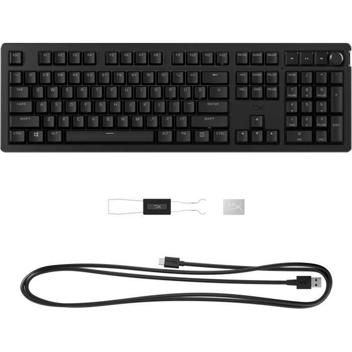 Клавиатура HyperX Alloy Rise PBT HX Red USB UA Black (7G7A3AA) изображение 5