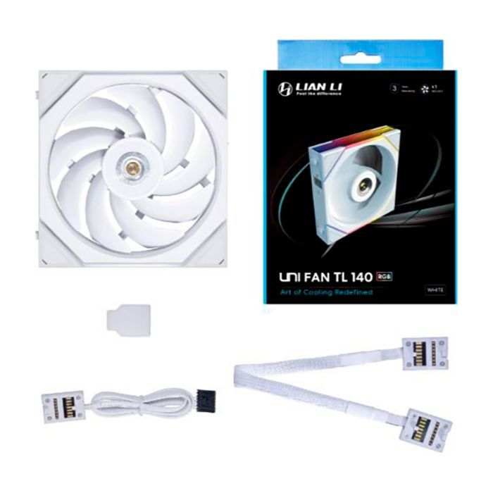 Кулер для корпуса Lian Li TL 140-1, White (G99.14TL1W.00) изображение 6
