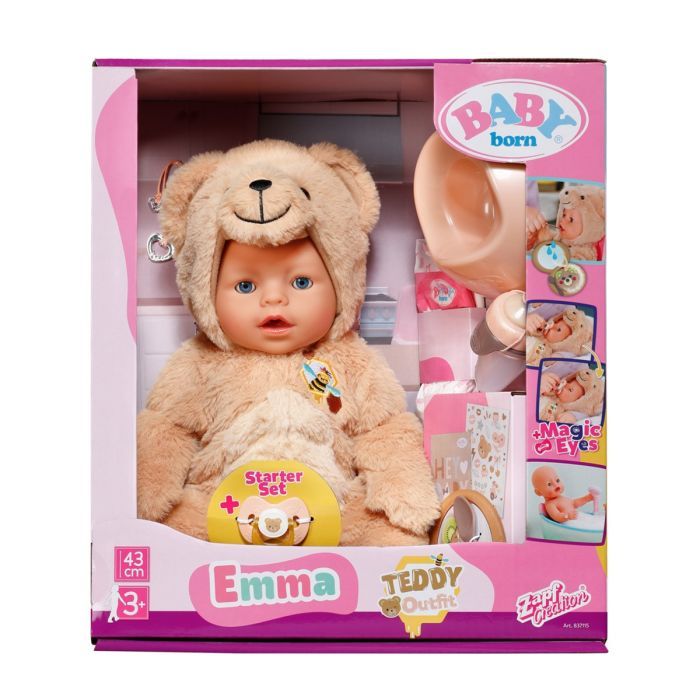 Пупс Zapf Baby Born - Эмма в костюме мишки 43 см (837115) изображение 10