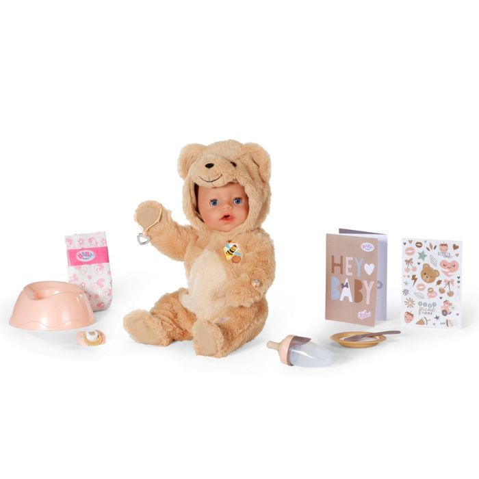Пупс Zapf Baby Born - Эмма в костюме мишки 43 см (837115) изображение 2
