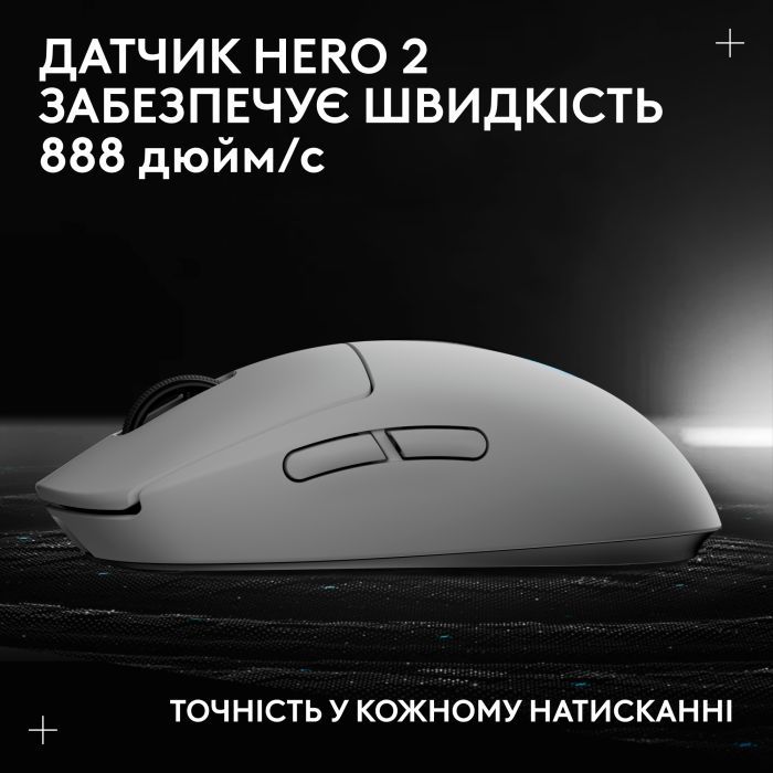 Мышка Logitech G Pro 2 Lightspeed Wireless Black (910-007295) изображение 11