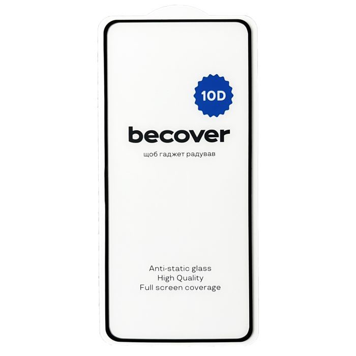 Стекло защитное BeCover Motorola Moto G84 10D Black (712333) изображение 2