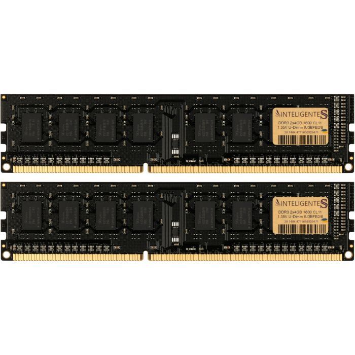 Модуль памяти для компьютера DDR3L 8GB (2x4GB) 1600 MHz INTELIGENTES (IU3BFB2/8)